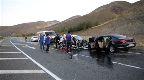 Erzincan araba kazası